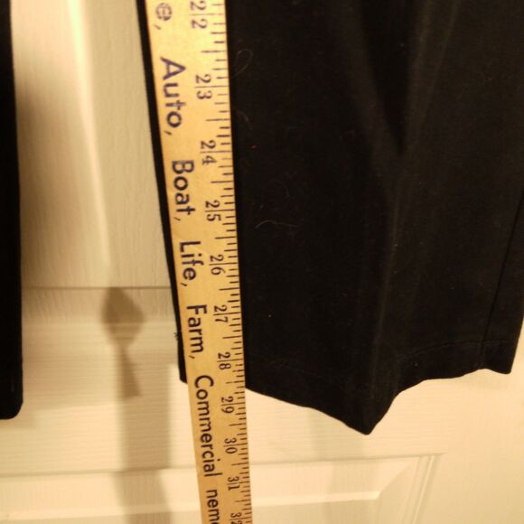 Lee pants mens 34x30 black stain resistant khakis flat front chino wrinkle free - Picture 8 of 10